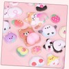 Loong Fluffy Butt Stickers Cute Puffy Character 3D Marshmallow Fluffy