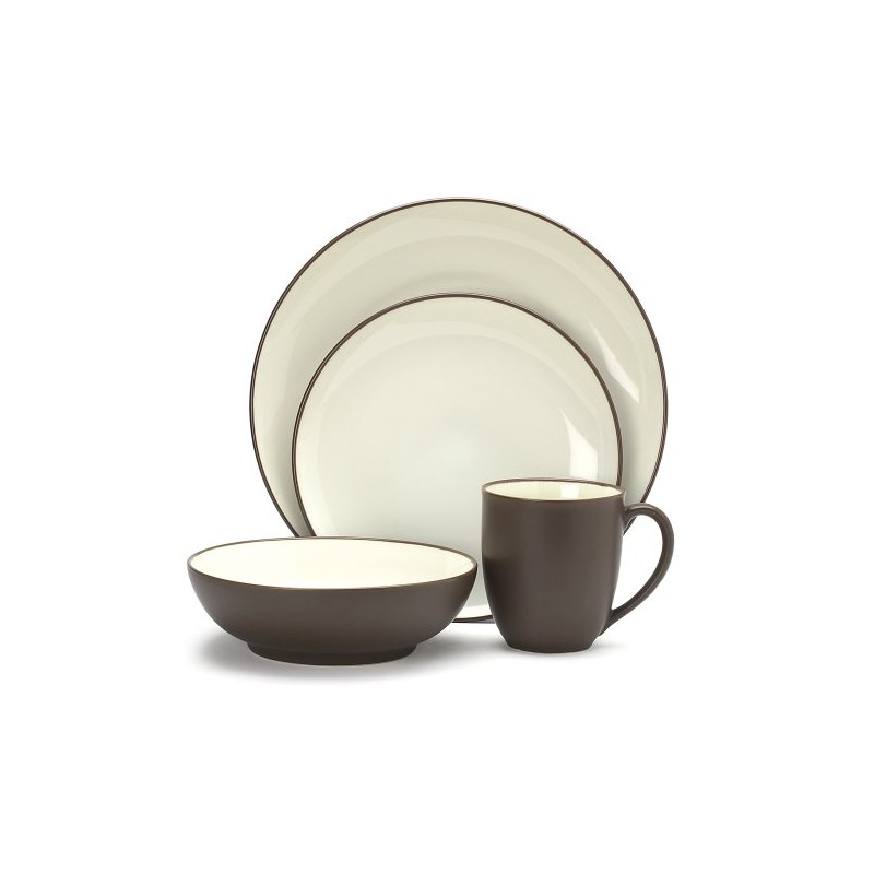 Noritake Colorwave Chocolate 4-Piece Place Setting