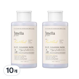 J.Mella in France Lime & Basil Cleansing Water, 10 units, 500ml / 제이멜라 인 프랑스 라임 앤 바질 클렌징 워터, 10개, 500ml
