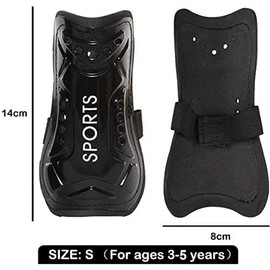 Football Shin Guards 1 Pairs Football Shin Pads Sizes Small (3-5 Years) Large (Adults) Soccer Shin Perforated Breathable Board for Boys Girls Teenagers Football Games Leg Calf Protective Gear-Blue S