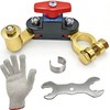 Car Battery Power Cut-Off Switch,Pure Copper Knob Control Battery Kill
