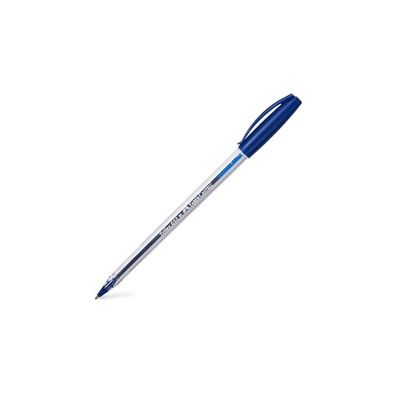 SG Education F813251 Faber Trilux Ballpoint Pen, Blue (Pack of