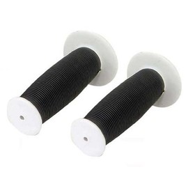 Alta Mushroom Two-Tone Bike Grips, Multiple Colors (White/Black)