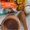 IMUSA USA Small Wood Mortar & Pestle
