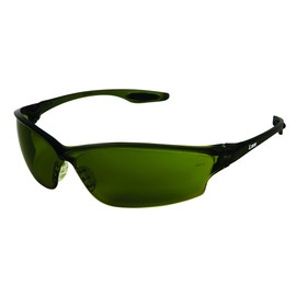 MCR Safety Glasses LW2150 Polycarbonate Green Filter 5.0 Lens with no Metal pieces, for Welding, 1 Pair