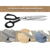 InstrumenteNrw Deutschland Schneiderschere Premium mit Gummierten Super Soft Griffen (8