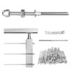 Muzata 60 Pack 1/8" Cable Railing Hardware Kit Hand Swage