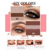 Wimode 2 Color Waterproof Eyeshadow with Exquisite Shine and Smooth