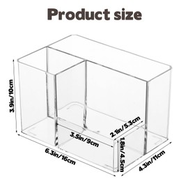 Water drink Packet Holder, Drink Packet Organizer, Water Flavor Packet Storage Container, Acrylic Water Flavor Storage Basket with Dividers for Storage Bins for Refrigerator Pantry Bins Cabinets