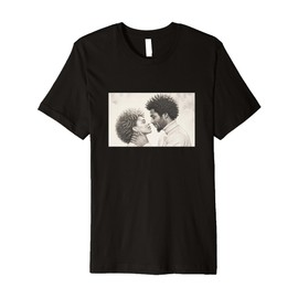 Black Love - 70s 80s 90s Melanin Tee Soul & Afro Glory Premium T-Shirt