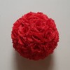 5 Pack 3 inch Artificial Rose Satin Pomander Kissing Balls