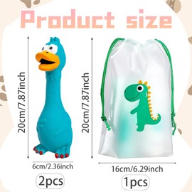 XLTXWD 2Pcs Squeaky Dog Toys, Squeaky Toy, Duck dog toy Dog Toys Animal Sound Latex Duck Toy for Family Interaction Pets Home Pool