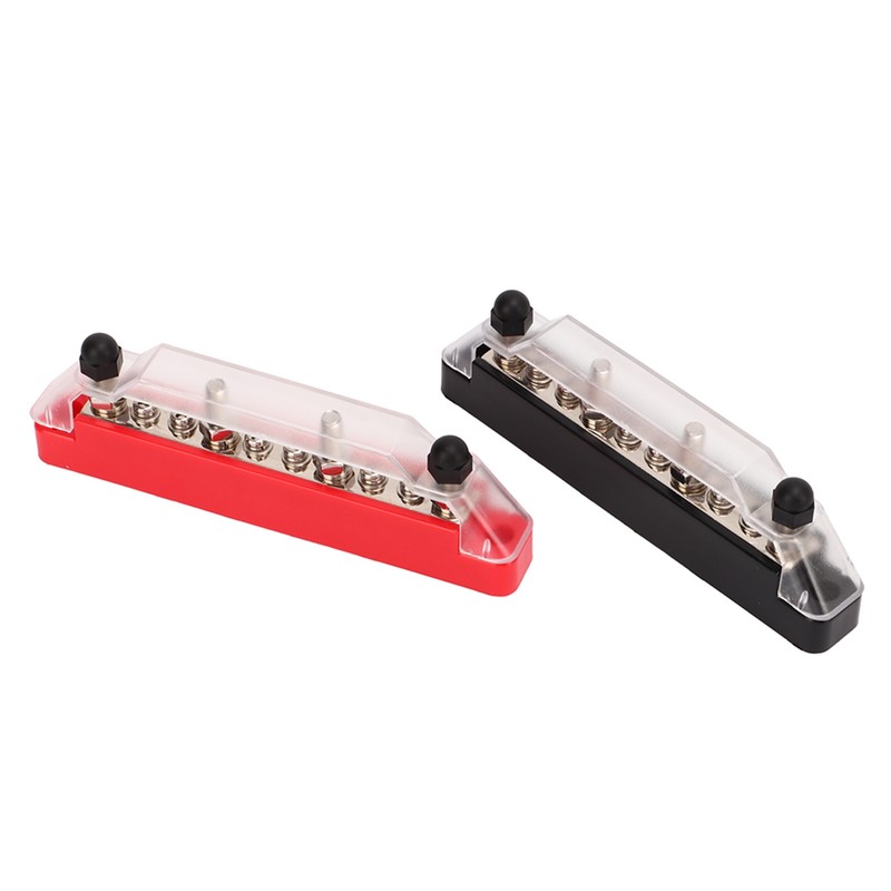 10 Way Power Distribution Block Bus Bar M6 Studs M4