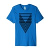 Cool Triangle Sacred Geometry Geometric Repeating Triangles Premium T-Shirt