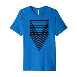 Cool Triangle Sacred Geometry Geometric Repeating Triangles Premium T-Shirt