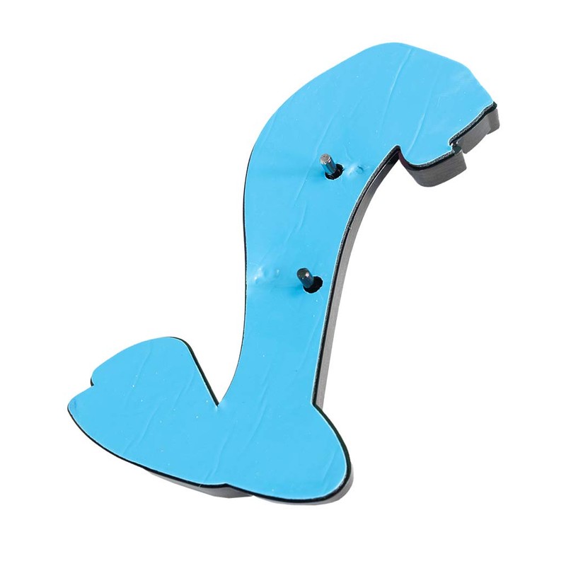 4-1/4" Black Cobra Snake Fender Emblems for 2007-2014 Shelby GT500