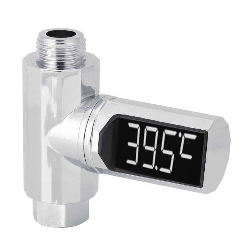 Waterproof LED Water Thermometer Visible Gauge Sensor 360 Degree Rotation