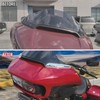 Front Windshield Side Trim for Road Glide, Split Chrome Windscreen