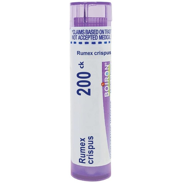 Boiron Rumex Crispus 200Ck Homeopathic Medicine Coughing, Rumex Crispus - 80 Pellets