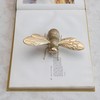 Creative Co-Op Decorative Bee Figurine, Gold Finish Décor