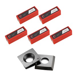 Findbuytool Carbide Inserts cutters (15x15x2.5mm-30°-R150-4R0.5) Insert for Woodworking Helical Cutter Head Tools, 50 Pcs (50)