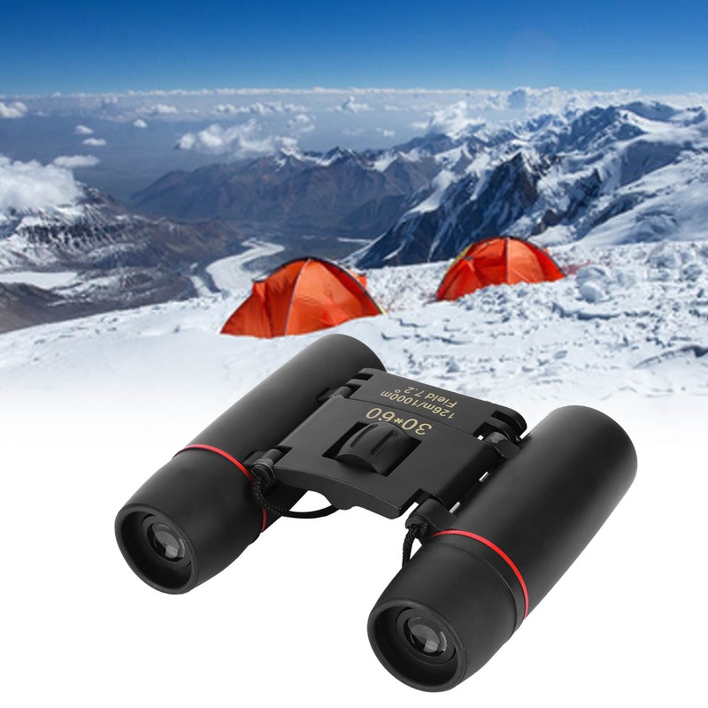 30x60 Zoom High Definition Folding Binocular Telescope for Outdoor Travel