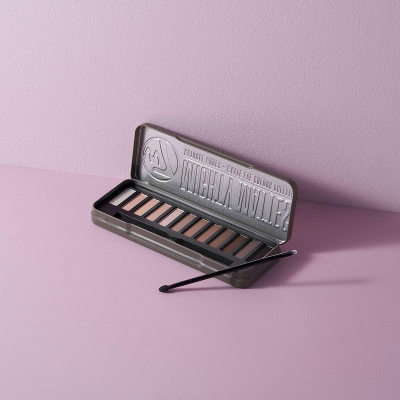 W7 Mighty Mattes Eyeshadow - 12 Matte Nude Colours –