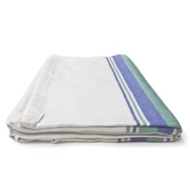 Flannel Blanket Lightweight 72" x 90" Twin Size (Blue)