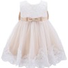 Bow Dream - Vestido de niña con lazo y lazo