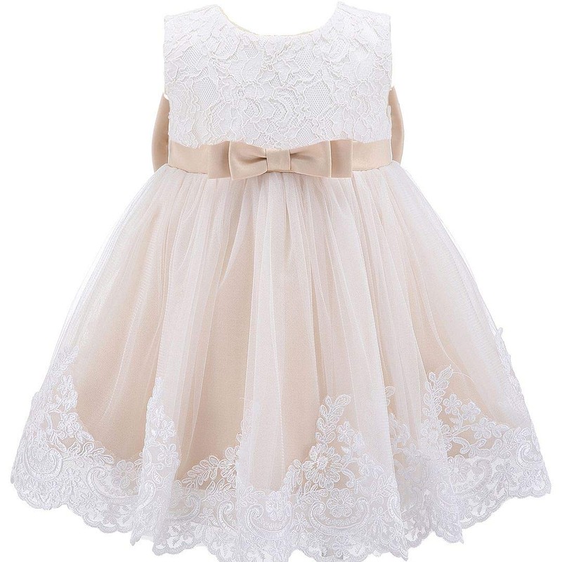 Bow Dream - Vestido de niña con lazo y lazo