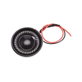 sourcing map Micro Internal Speaker 2 W 8 Ohm Magnetic Speaker with Wire Diameter 28 mm
