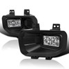Spec-D Tuning Clear Bumper Driving Fog Lights + Bulbs Compatible