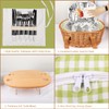 Hap Tim Wicker Picnic Basket Set for 4 with Mini