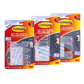 Transparent wire organizing clip Small Medium 8 large and small packs (17302)