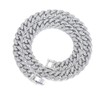 AFTREECuban Chain Men's and Women's Ice Crystal Chain Spiny Diamond