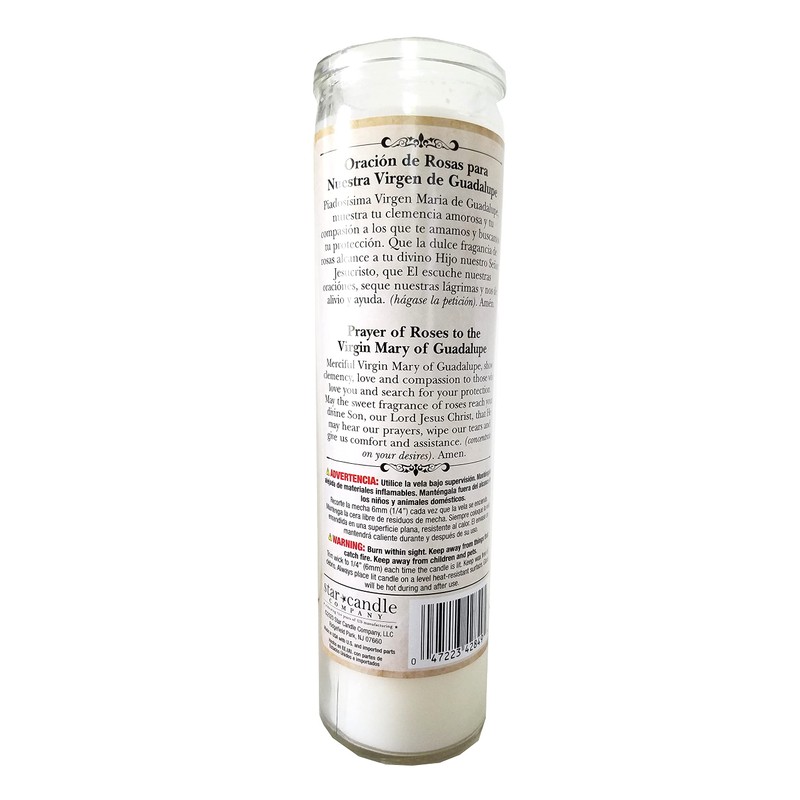 Virgen de Guadalupe Apariciones Devotional Candle