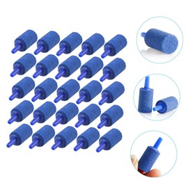 VILLFUL 25pcs Aquarium Air Stones for Fish Tanks Air Bubble Diffusers for Oxygenation Freshwater Aquariums Hydroponics Efficient Fine Bubble Production
