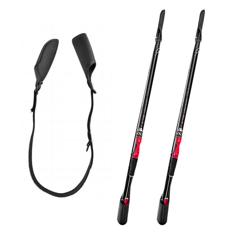 DONGKER Fishing Rod Carrier Strap,23"-55" Adjustable Fishing Pole Shoulder Sling
