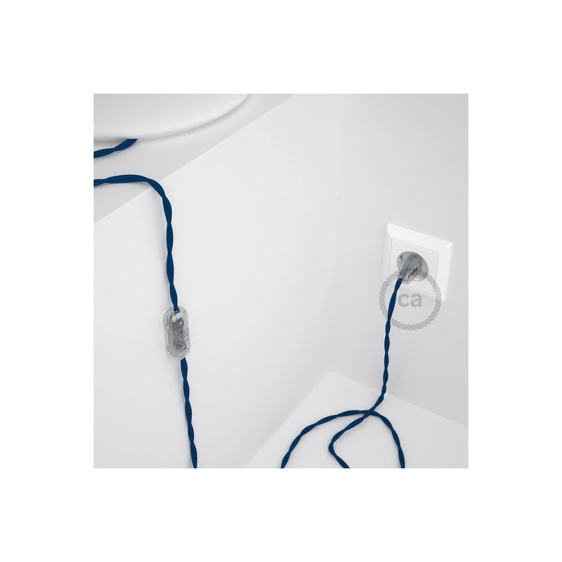 Cable for Switches and Male Table Lamp Silk Effect TM12