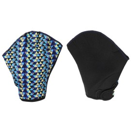 PATIKIL Webbed Swim Gloves, Unisex Swimming Resistance Gloves Water Resistance Training Accessories for Swimming and Diving, S, Dark Blue