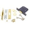 Sterling MLD530 5 Lever Deadlock, Brass