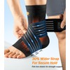 WHCOOL Ankle Brace For Women Men, 3D Knit Compression Sleeve