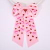 NLCAC Valentines Gifts Hair Bows for Girls Jeweled Crystal XOXO
