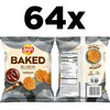Baked, Lay's Barbecue Potato Crisps, 1.125 Ounce (Pack of 64)
