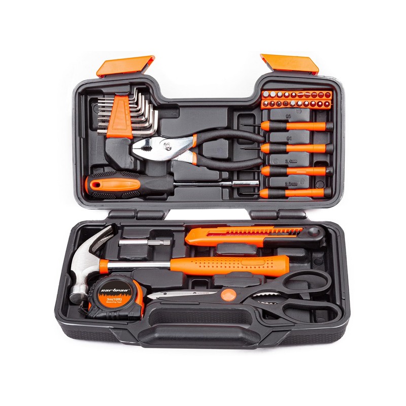 CARTMAN 39 Piece Tool Set General Household Hand Kit with