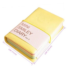 Ciieeo Pu Leather Notebook 75x125mm Medium Size Notebook Pages Ideal for Writing and Memo