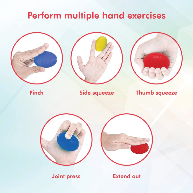 Gadgetime USA Stress Relief Egg - Grippers - Hand &