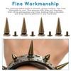 50sets Spikes and Studs Kit,10x25mm Bronze Cone Clothing Spike Stud