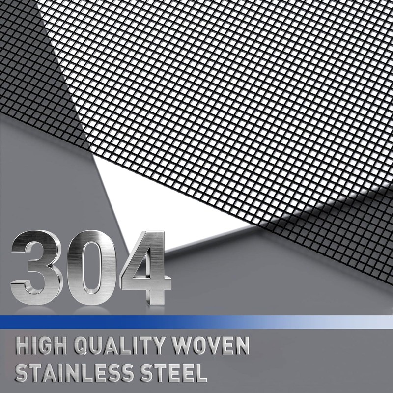 MAGZO 304 Stainless Steel Mesh Screen Roll 47in x 10ft