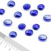 GasSaf Blue Fire Glass Beads for Outdoor Fire Pit, Fireplace,